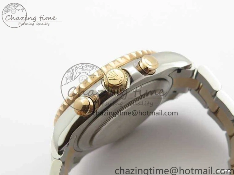 RG Blue Ceramic 116681 Version On RG JF SS Edition Dial SS Best New II Bracelet A7750 YachtMaster 1:1 0112